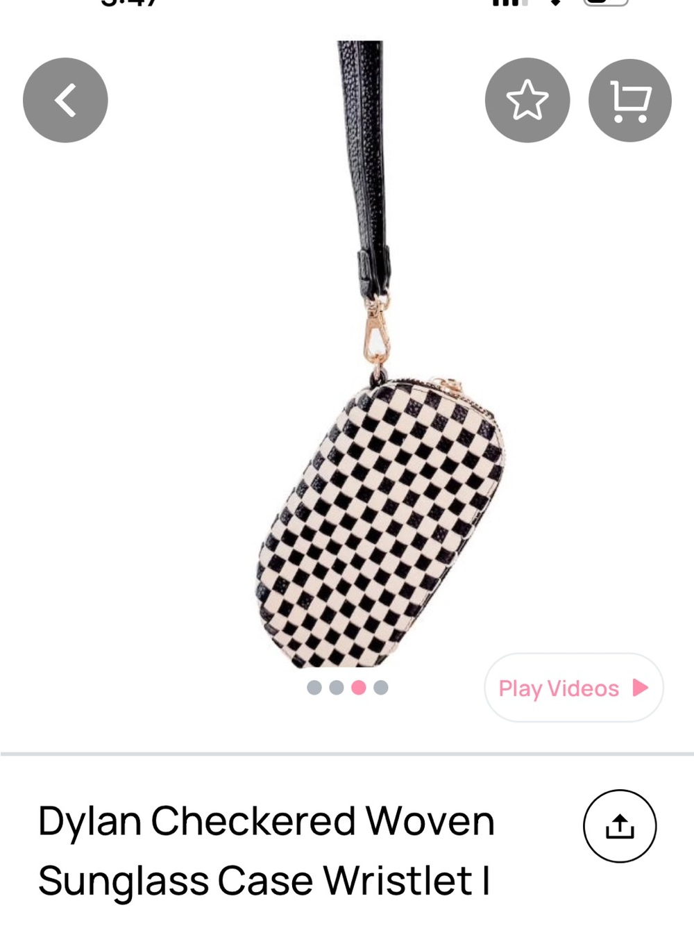 Pretty Simple - NWOT. Glasses Case